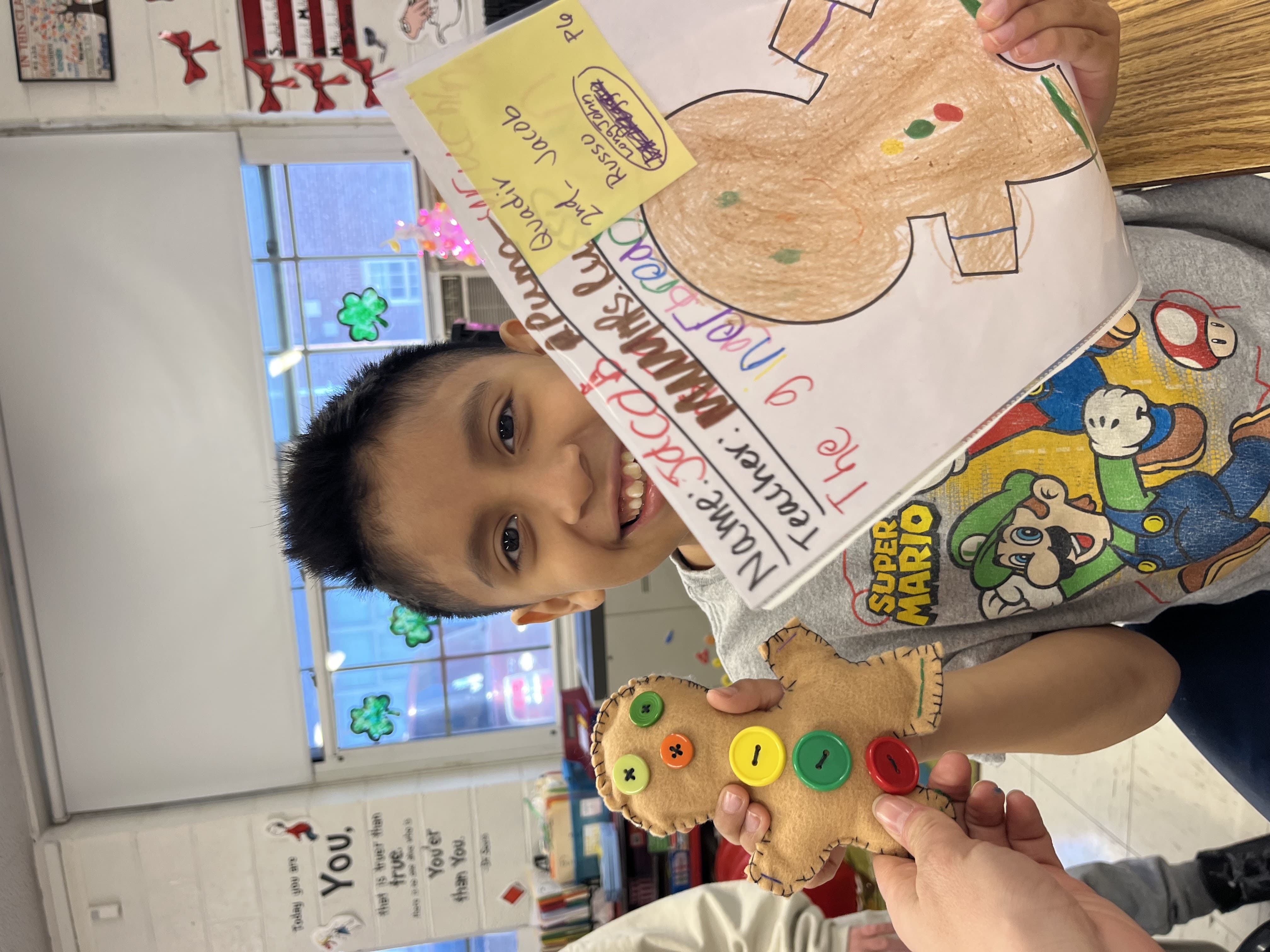 Center Moriches second and sixth graders collaborated on a special Monster Match activity.