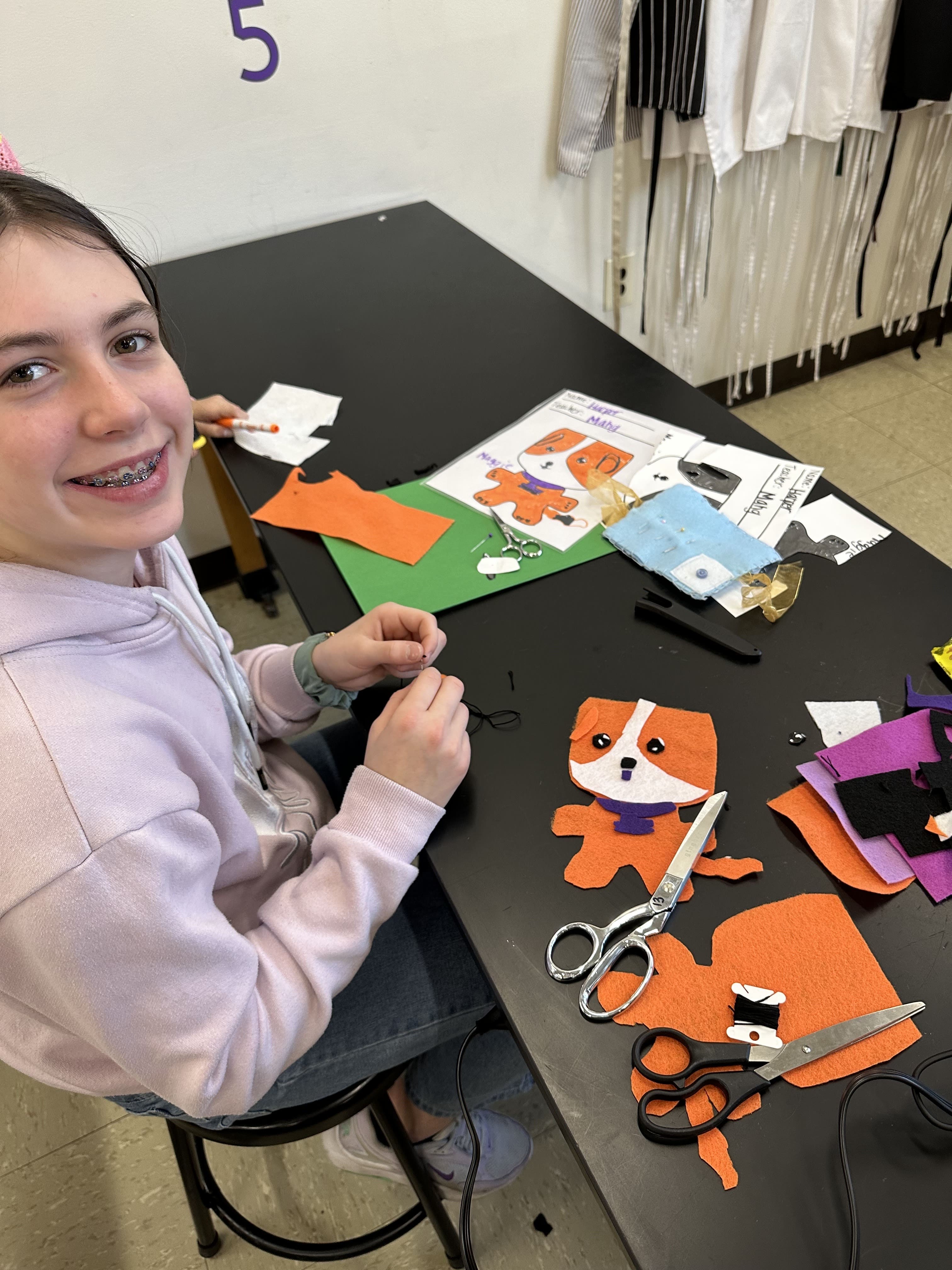 Center Moriches second and sixth graders collaborated on a special Monster Match activity.