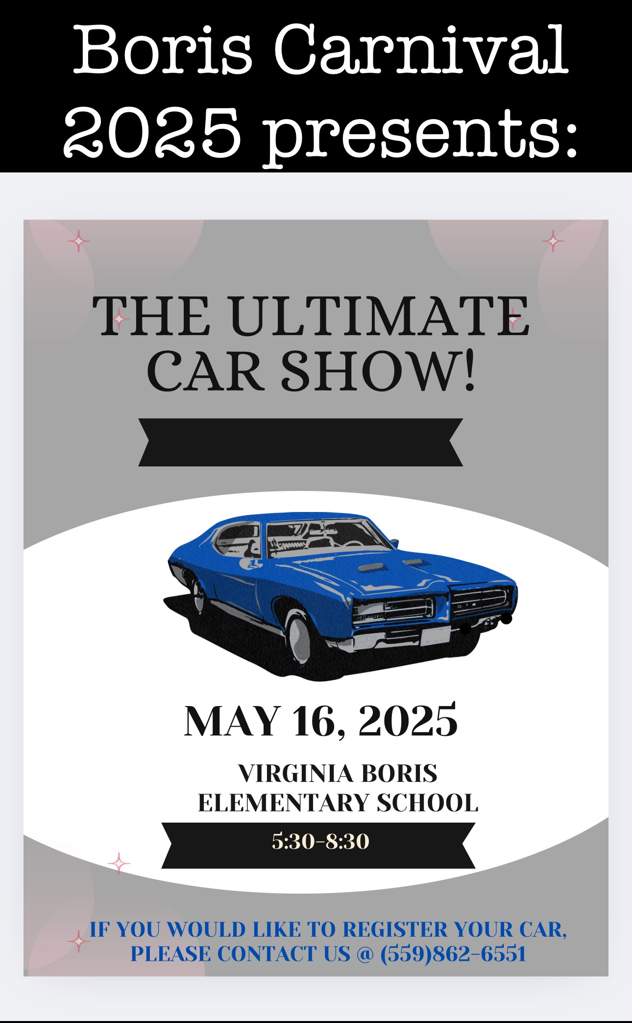 Boris Carnival Ultimate Car Show on May 16, 2025 