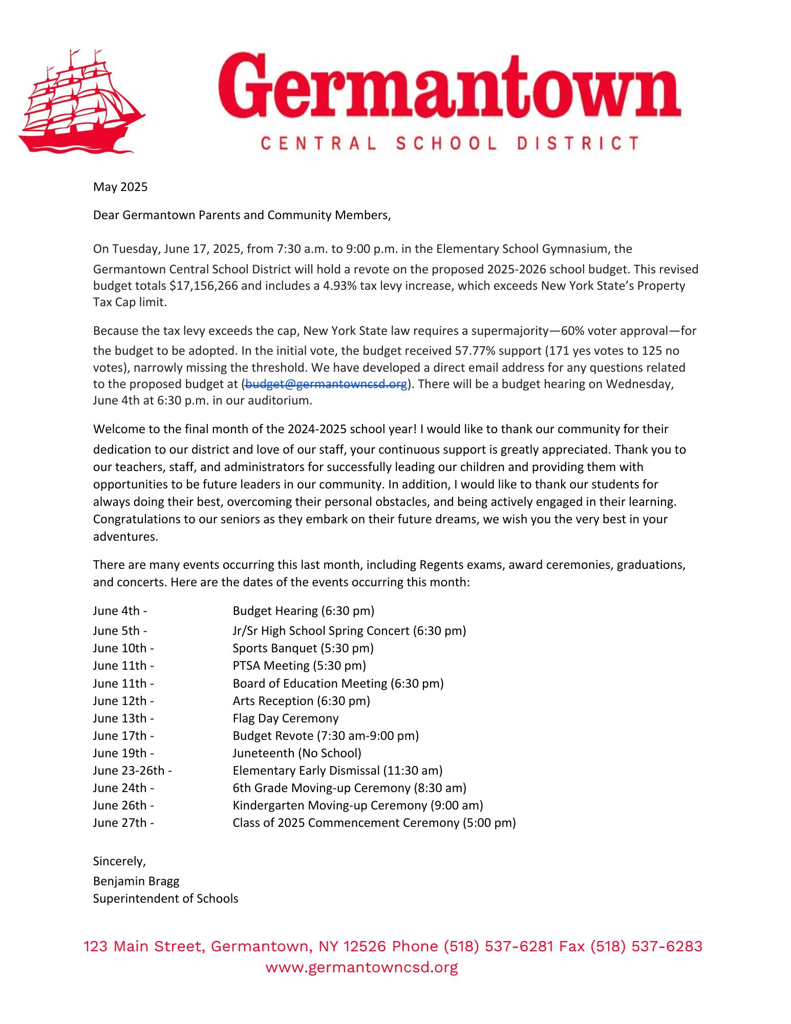 Germantown Friends Transcript. Example Germantown Central School District