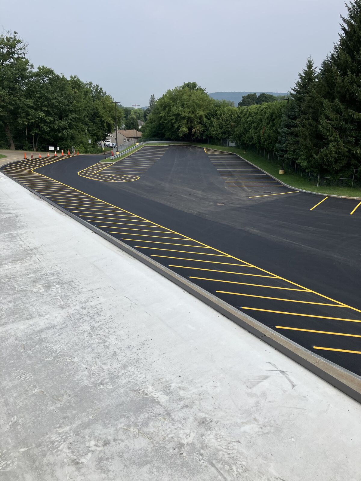 parking lot 3 work Aug. '25