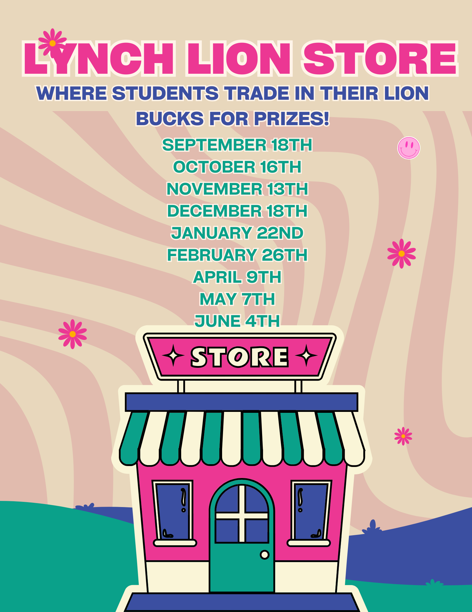 Lynch Student Store Dates