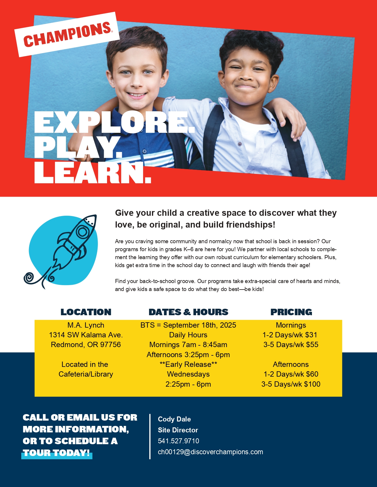 Champions Before/After School Care