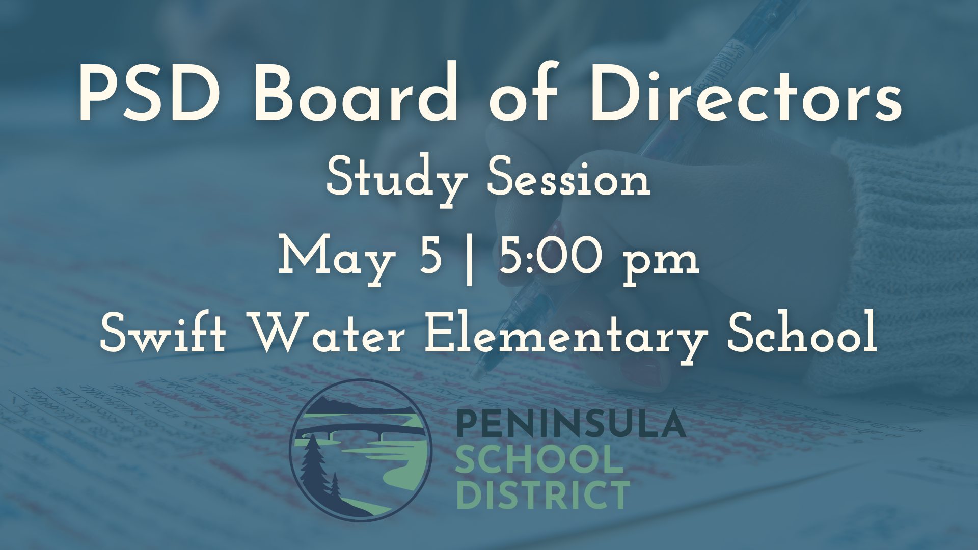 PSD Board of Directors Study Session 