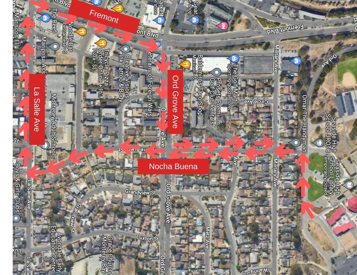 Homecoming Parade Route - October 23rd