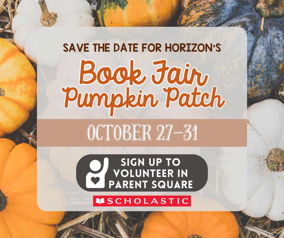 Save the Date for the Fall Book Fair and Sign Up to Volunteer