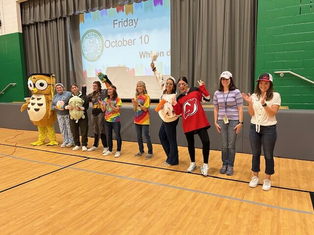 Whiton staff for spirit day