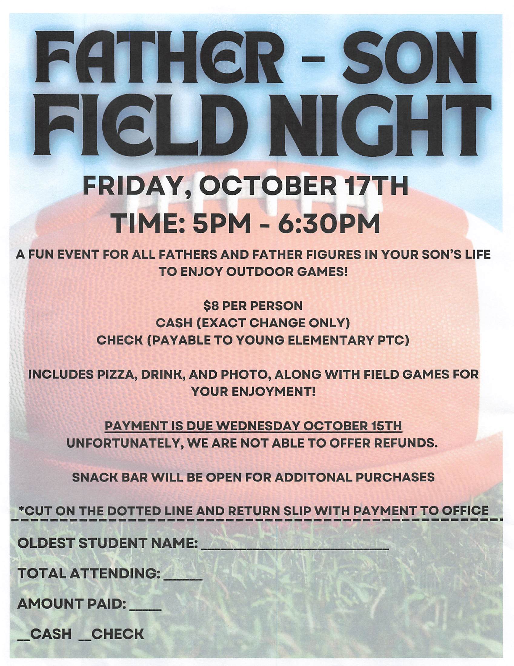 Father-Son Field Night