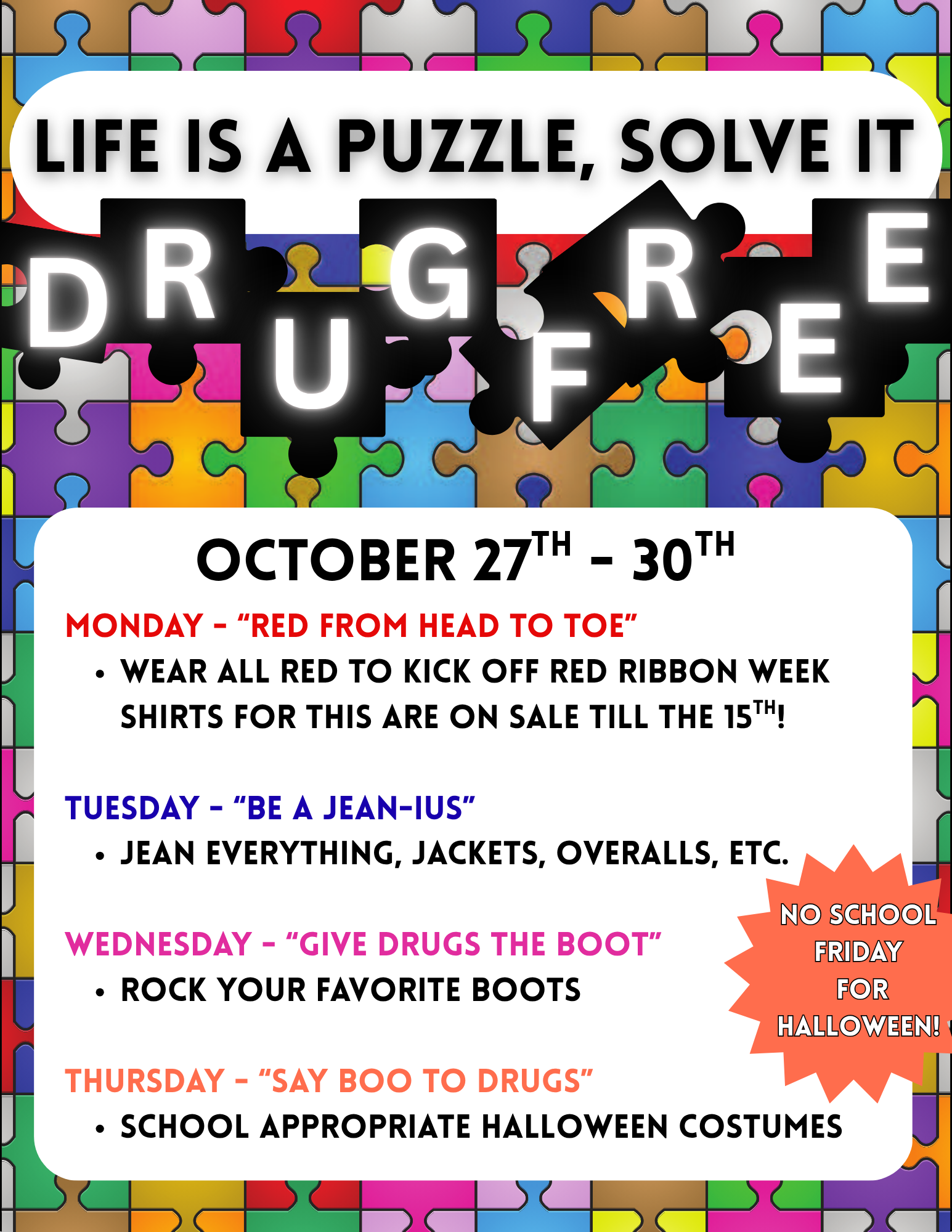 Red Ribbon Week_Dress-up Days