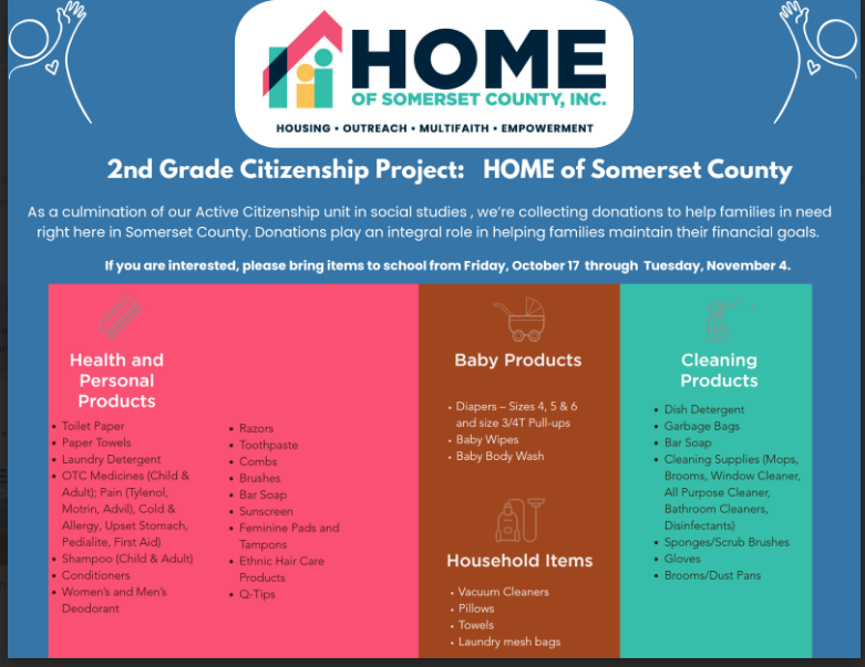 Flyer about Home of somerset county