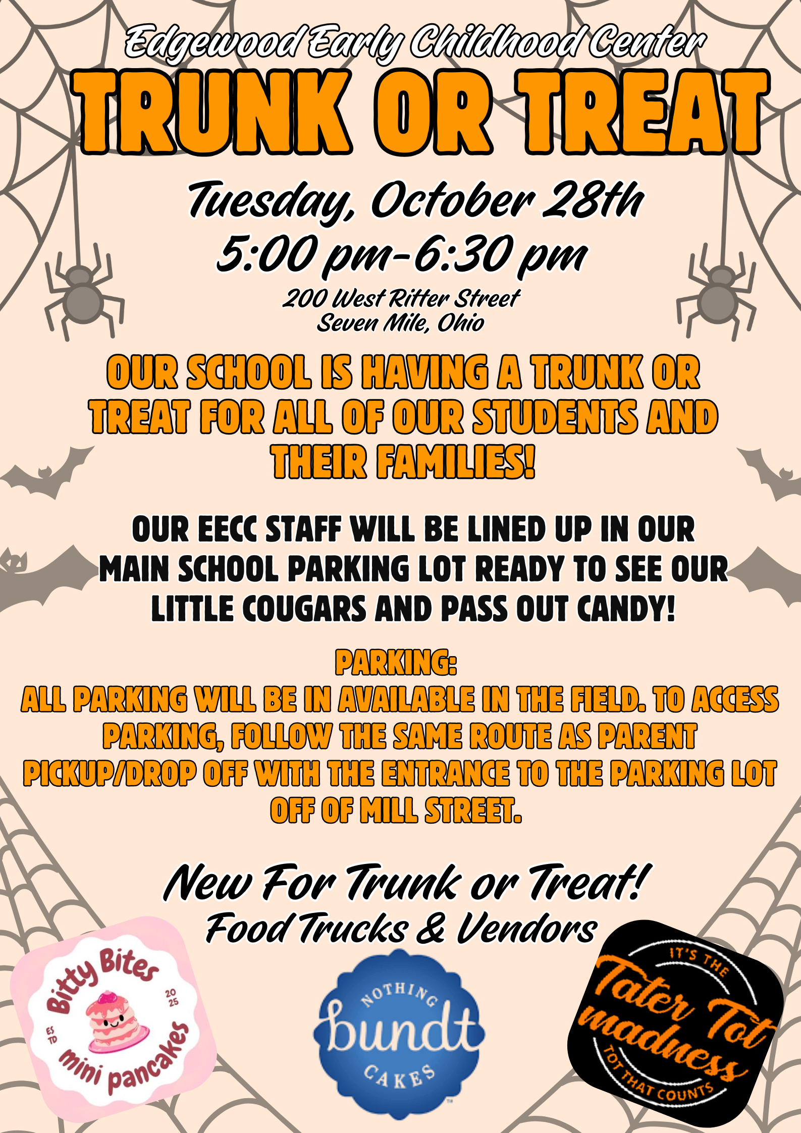 Trunk or Treat Information Flyer