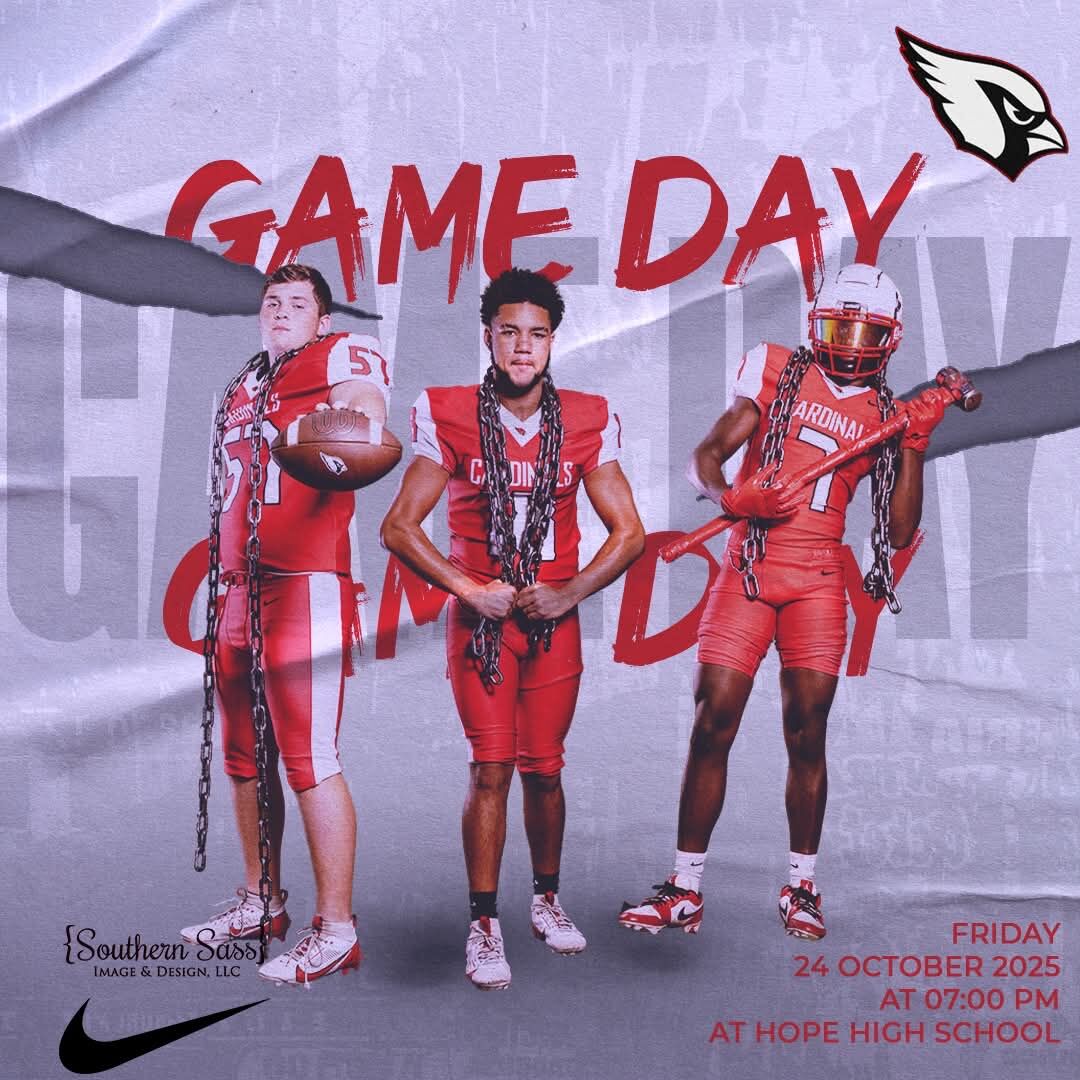 It's Game Day for Varsity Cardinal Football!