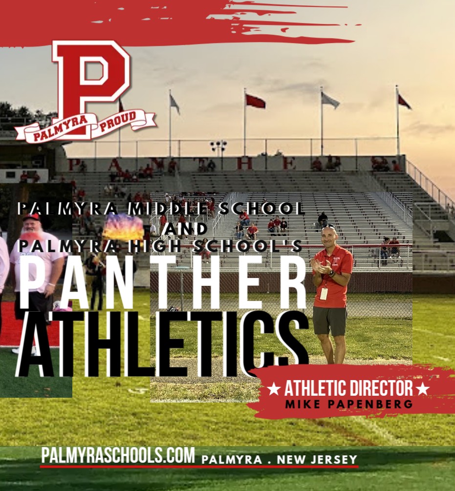 Image promoting Palmyra Middle and High School's Panther Athletics.