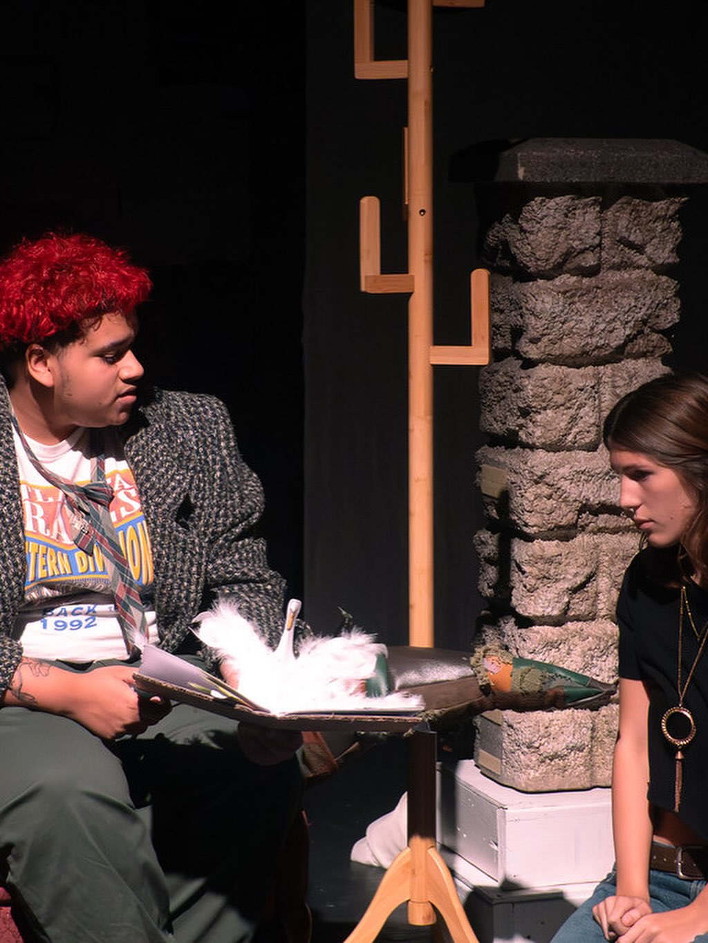 actors in scene from the one-act