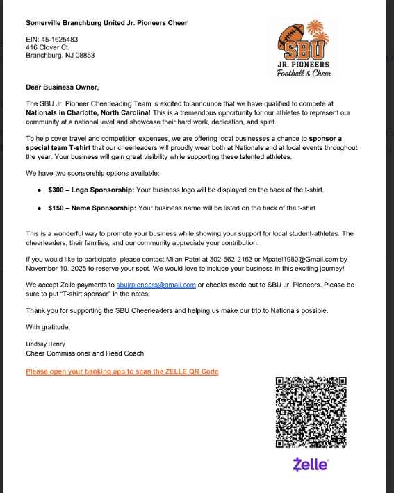 somerville cheer flyer