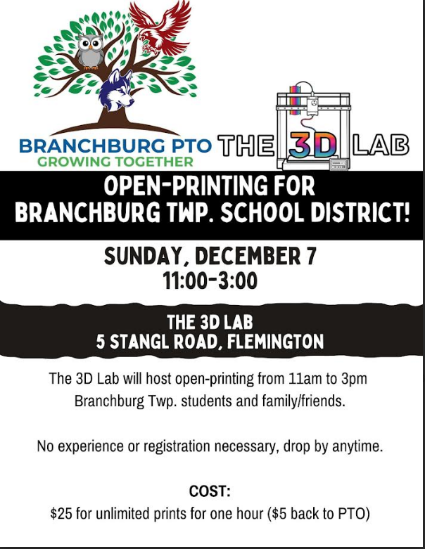 3D Lab flyer with PTO