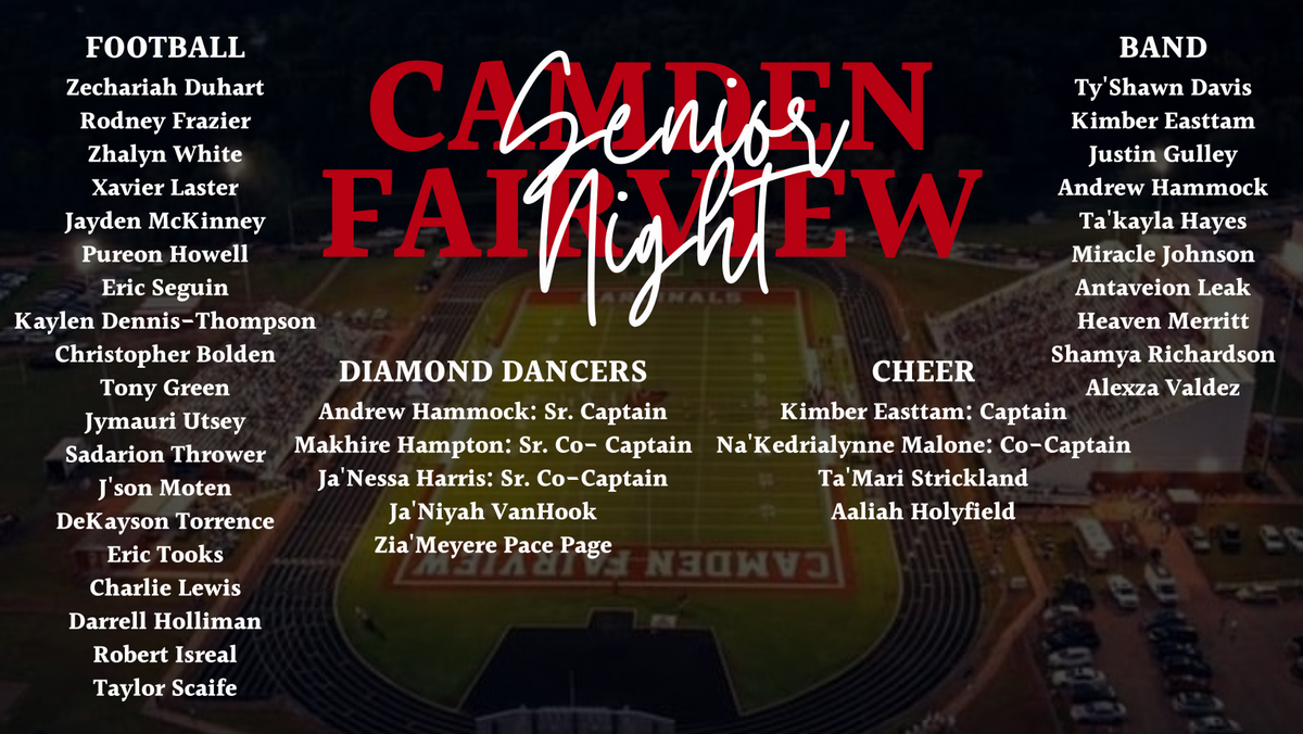 Celebrating Our Senior Cardinals – Football, Band, Cheer, and Dance Senior Night ❤️🤍