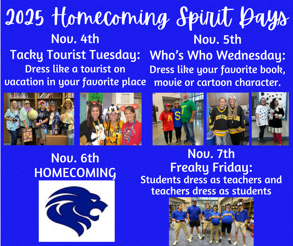 2025 Homecoming Spirit Days