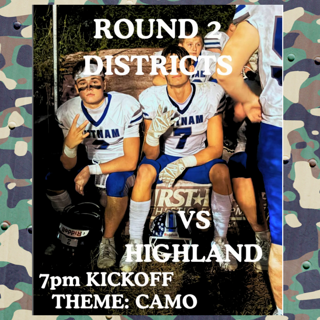 football flyer for camo night