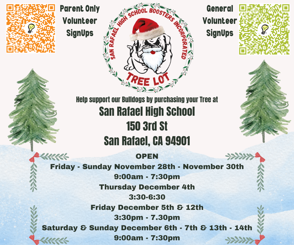 Tree Lot Info and sign up sheet