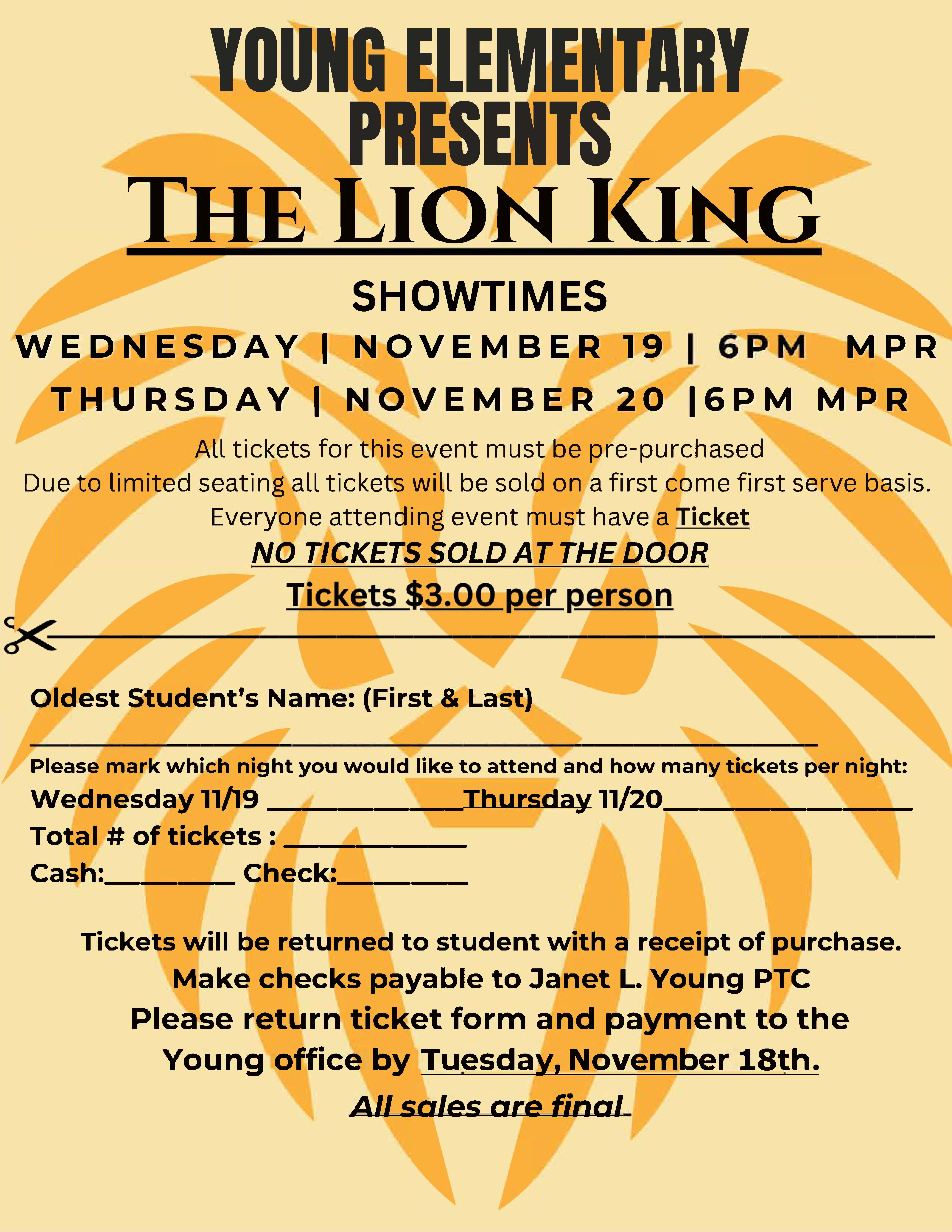 Lion King Tickets