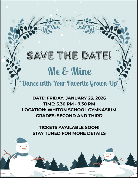save the date me and mine flyer