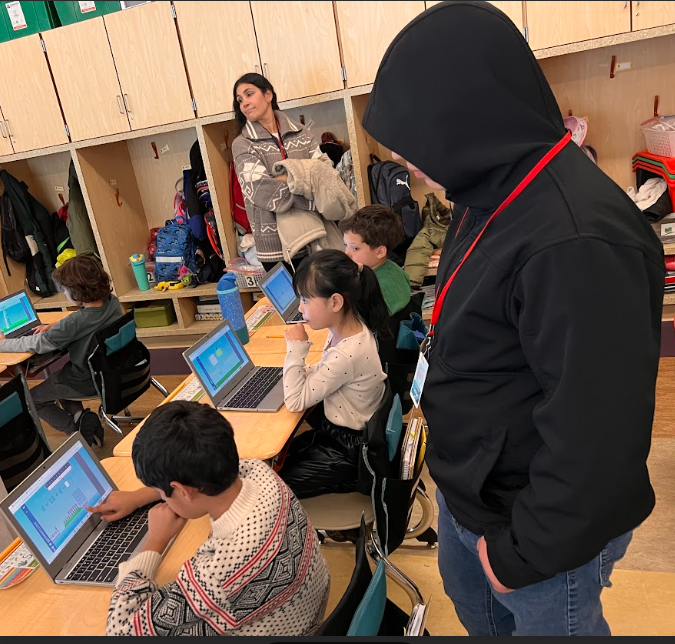 MMS Student helps with ST Math