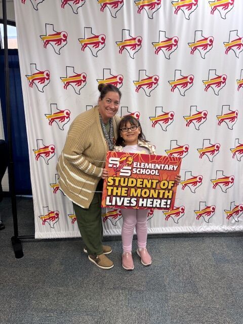 2nd grade Student of the Month is Genesis Sanchez in Mrs. Demoure's class.