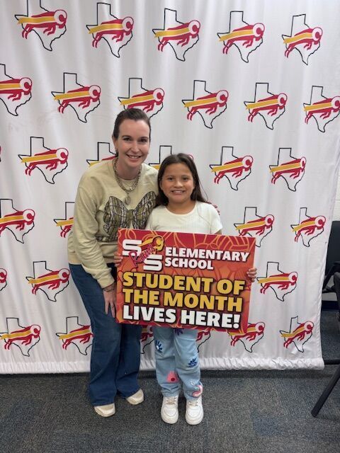 3rd grade Student of the Month is Ashley Esquivel in Mrs. Davis' class.