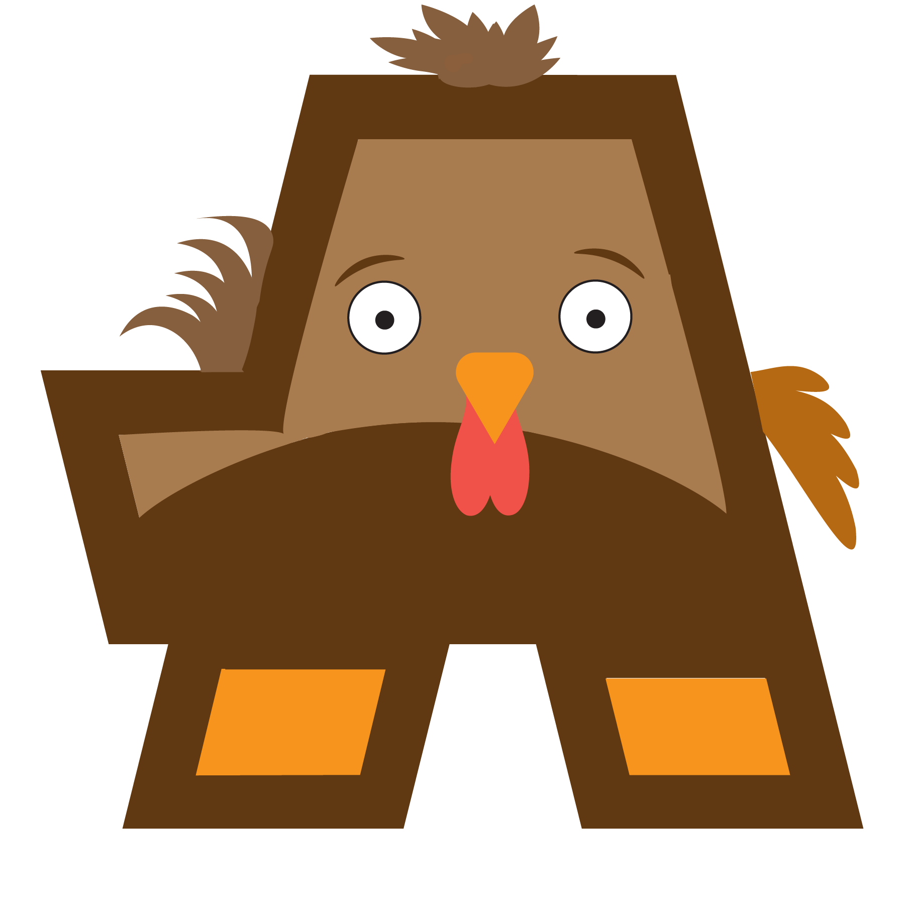 Stylized letter 'A' in dark red with gold outlining, serving as the logo for Algonquin Regional High School. The design features a 3D geometric effect, giving depth and dimension to the letter, with bold, angular, and sharp edges.