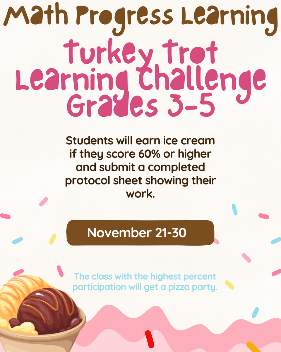 Turkey Trot Math Challenge