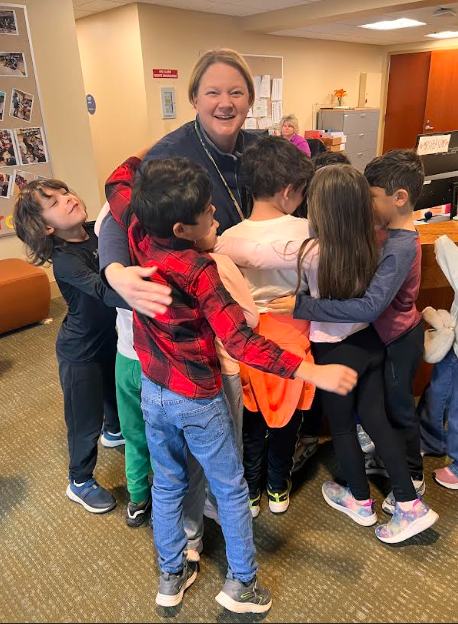 Students said their goodbyes