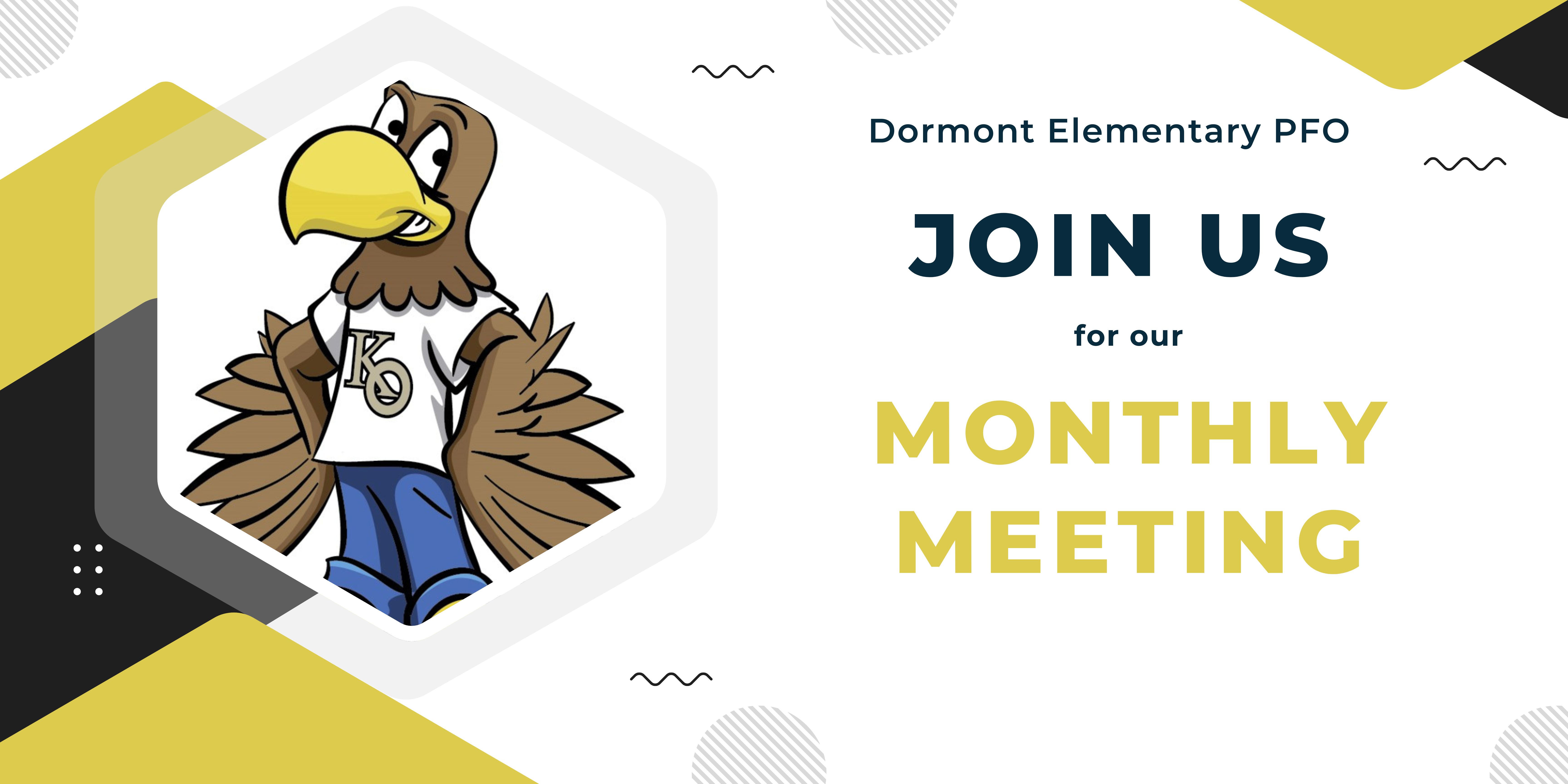 eaglet invites members to join for the DEPFO Monthly meeting