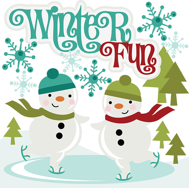 Winter Fun SVG Scrapbook Collection svg files for scrapbooking cut files  for scrapbooking winter svgs snow