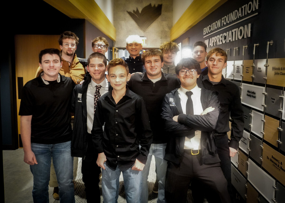 A photo of the GVHS Swim and Dive team. 