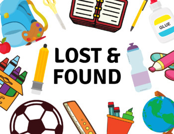 lost and found clip art