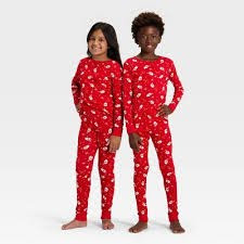 image of children wearing pajamas. 