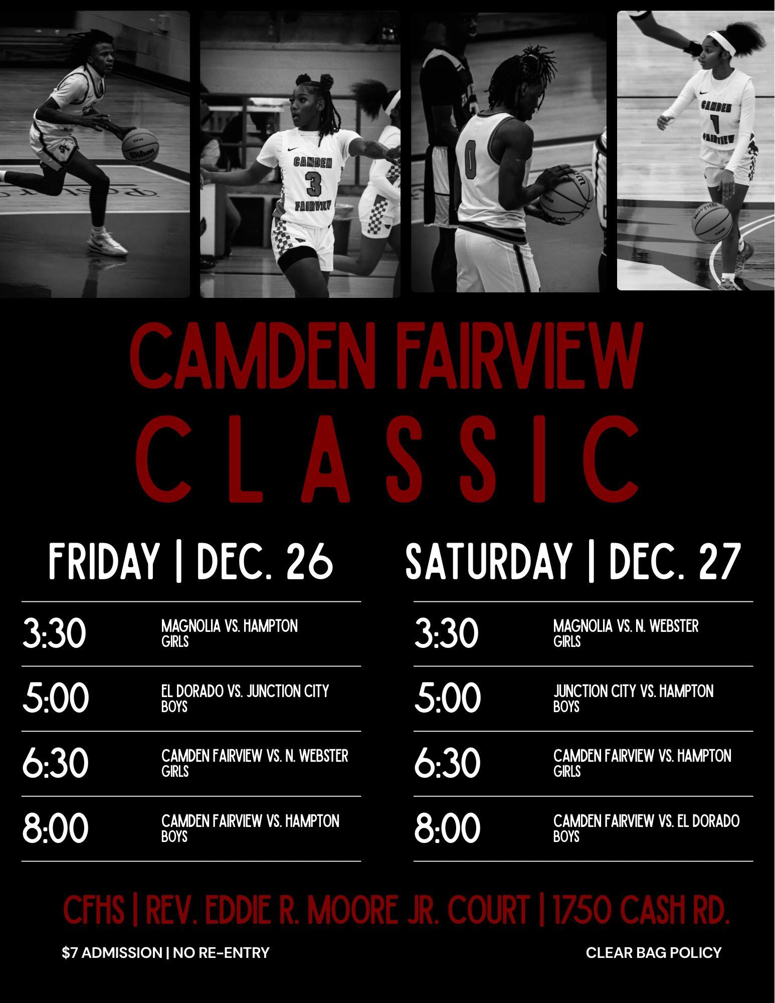 Camden Fairview Classic: Schedule, Admission, & Student Expectations