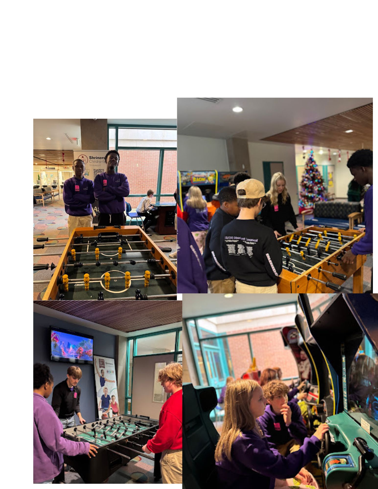 Awarded Arcade room time for their academic achievements