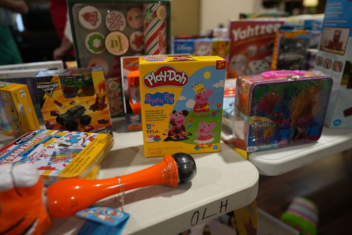 OLH Blurple Santa toys