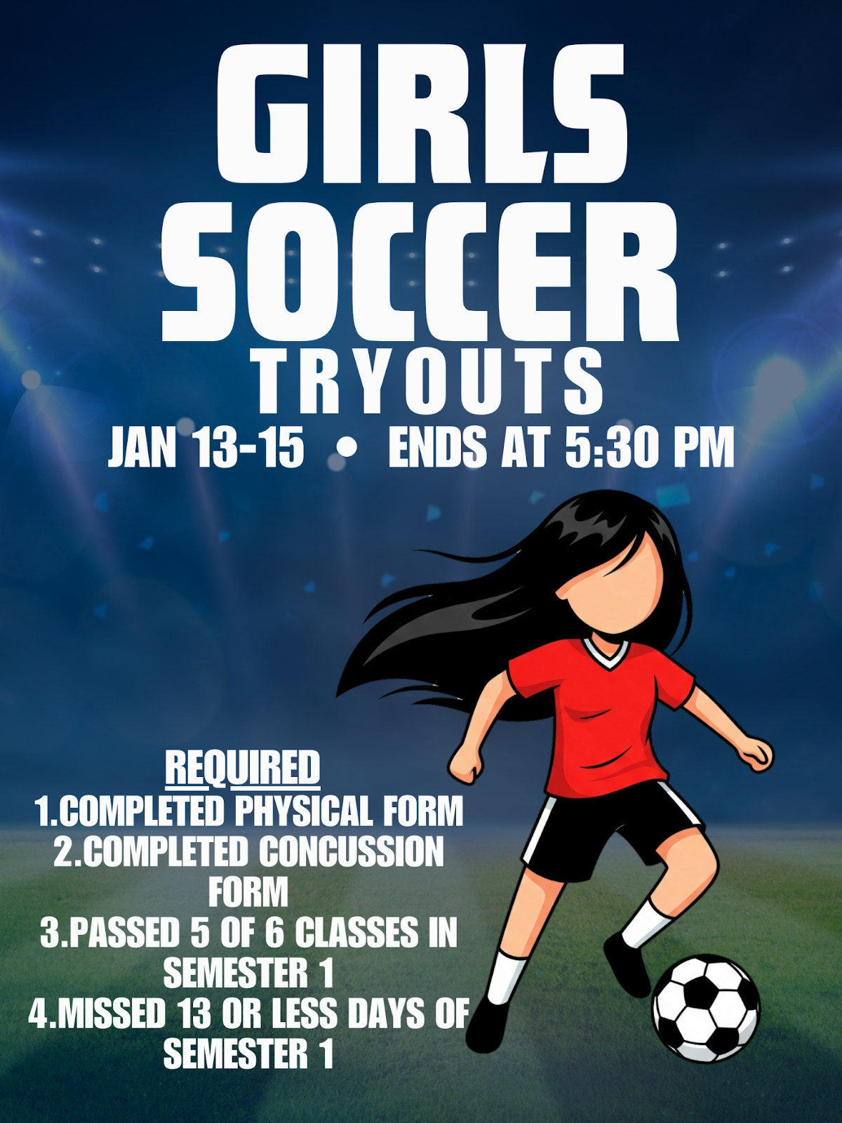 Soccer Tryout Information