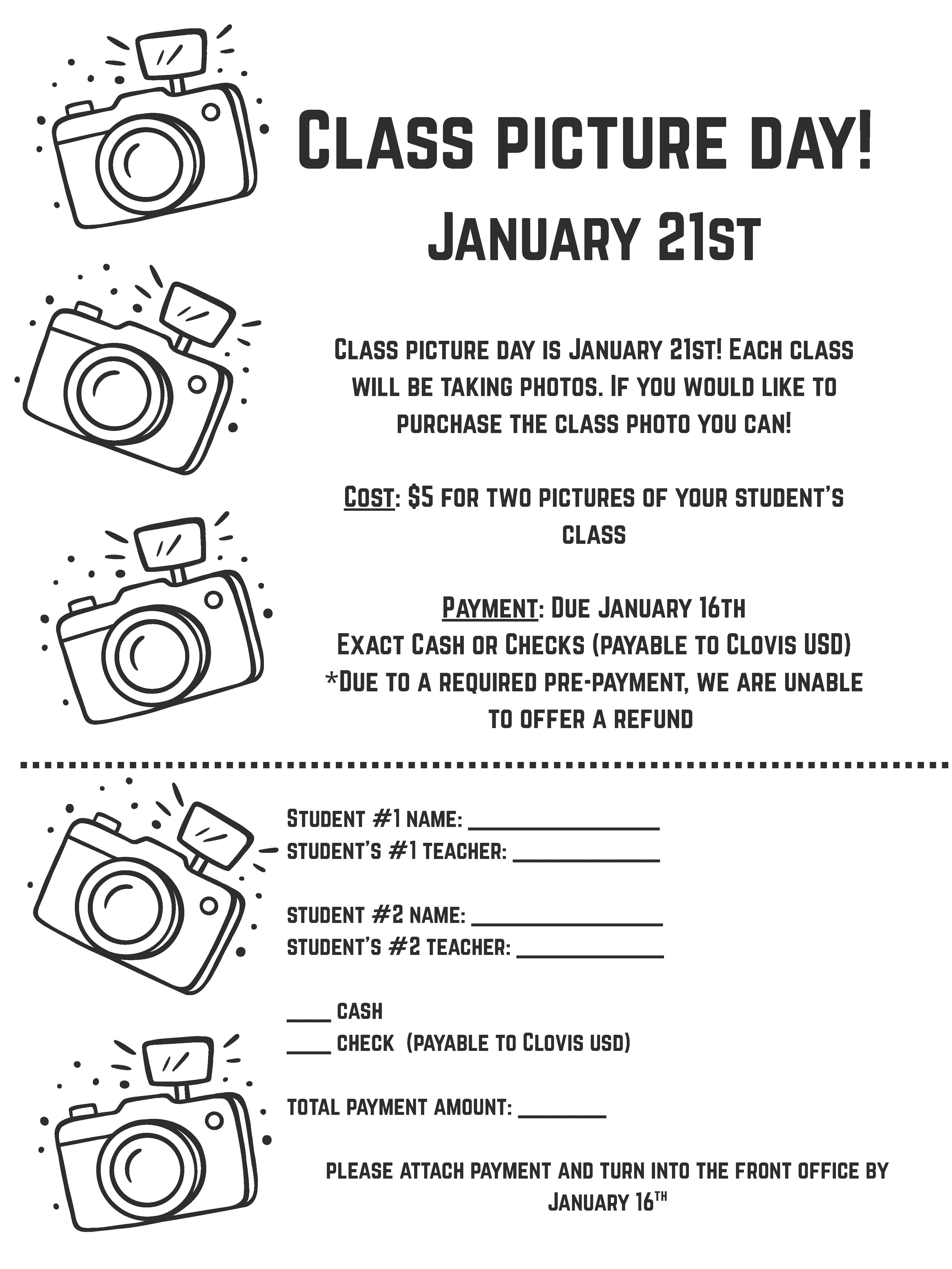 Class Picture Day_Order Form