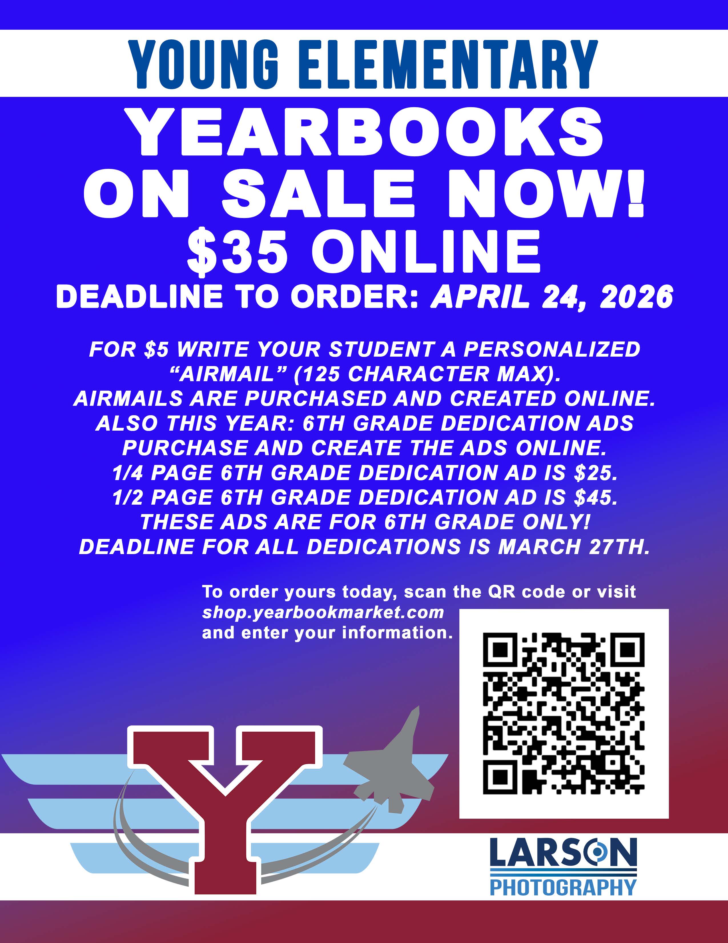 Yearbook Purchase Flier