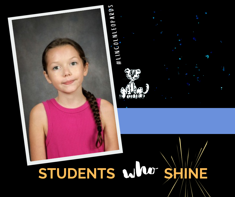 A young girl with a braid in a pink top smiles slightly, framed by a white border.