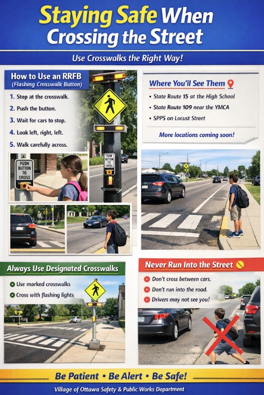 Safe Street Crossing flyer