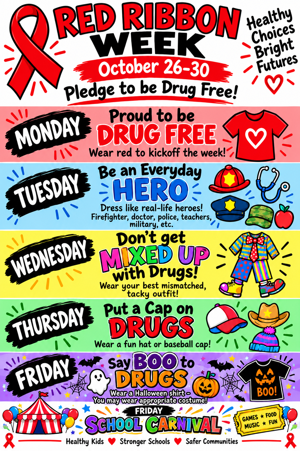 Red Ribbon Week October 26-30