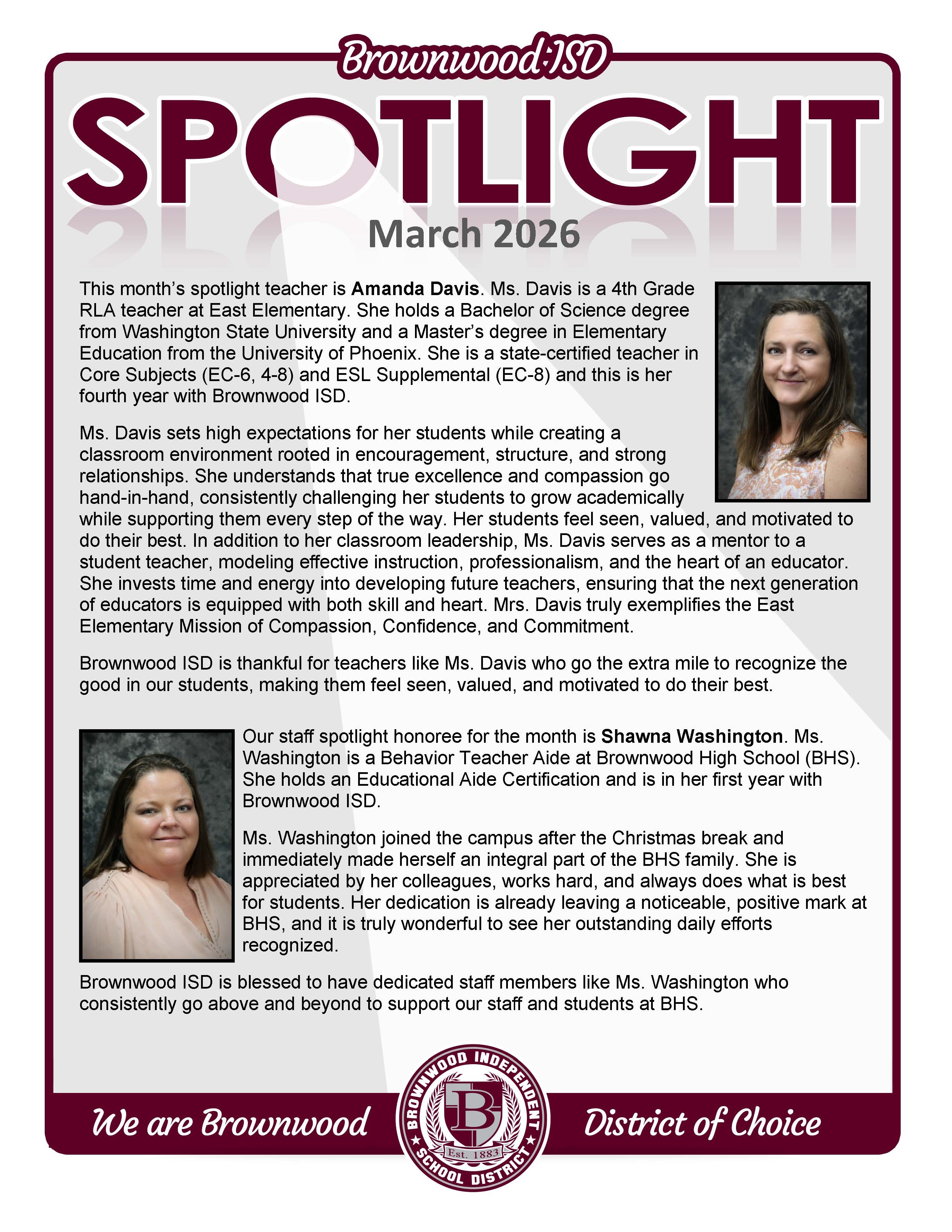 BISD March 2026 Spotlight Article Preview