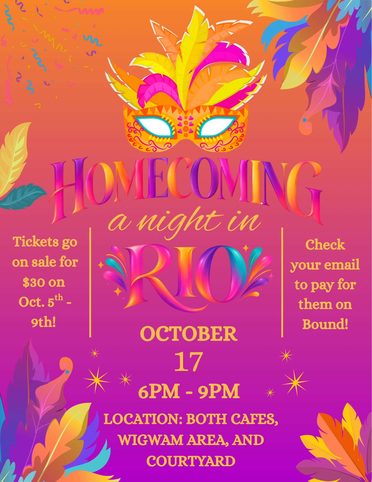 WHS Homecoming 2026: Tickets on Sale Through October 9