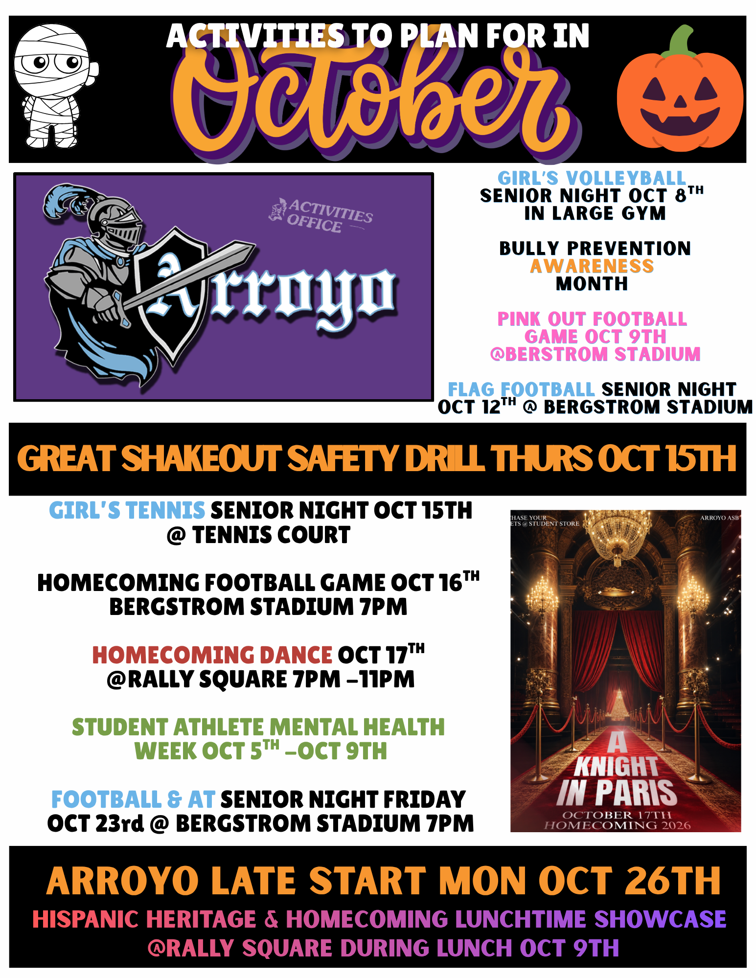 AHS Announcements 10/02/2026