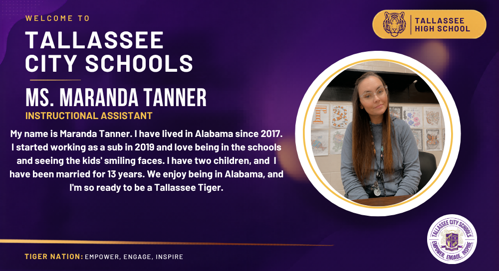 Welcome to Tallassee City Schools!
